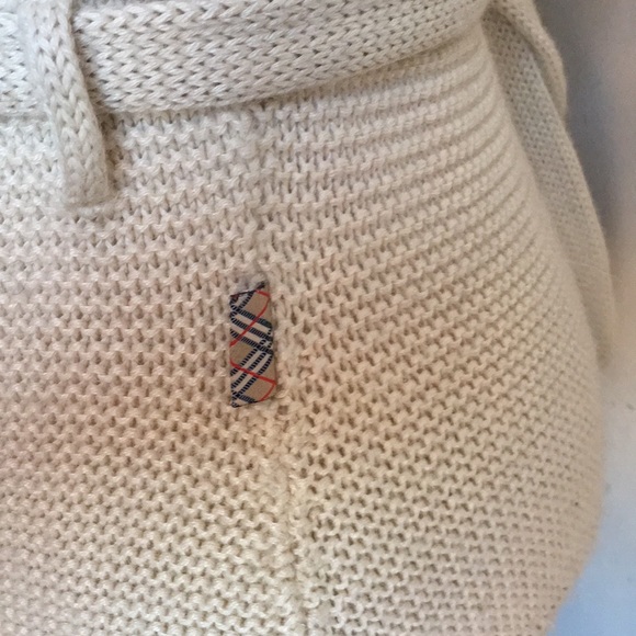 Vintage Burberry Alpaca Double Breasted Cardigan - Picture 5 of 8